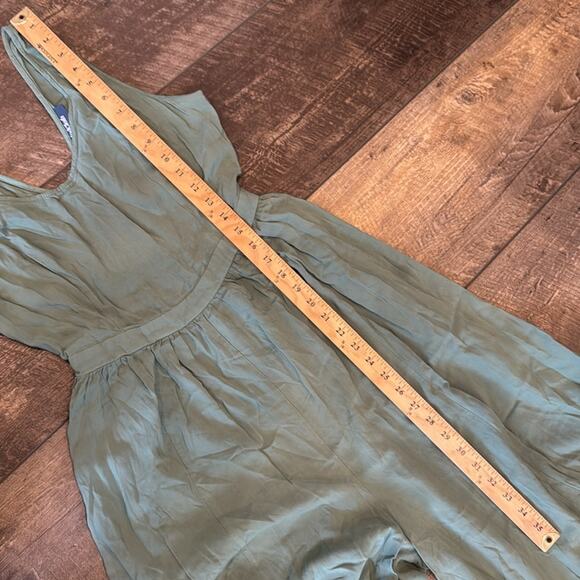 ModCloth Women's Unbridled Enthusiasm Wide Leg Jumpsuit Green Size M - Picture 8 of 11